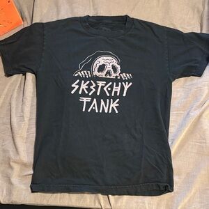 Sketchy Tank Black T-Shirt